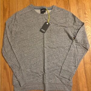 Wesc Heather Gray Crewneck Sweatshirt for Men - Size Small
